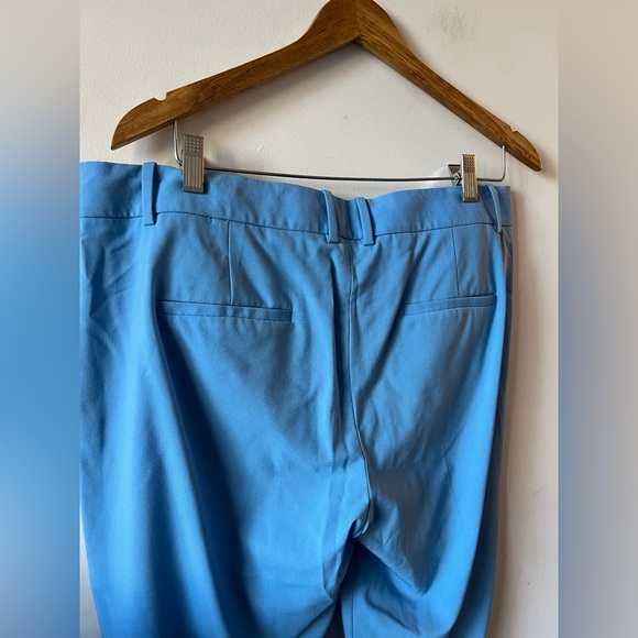 Theory Blue Virgin Wool Dress Pants Size 12 - Picture 8 of 13